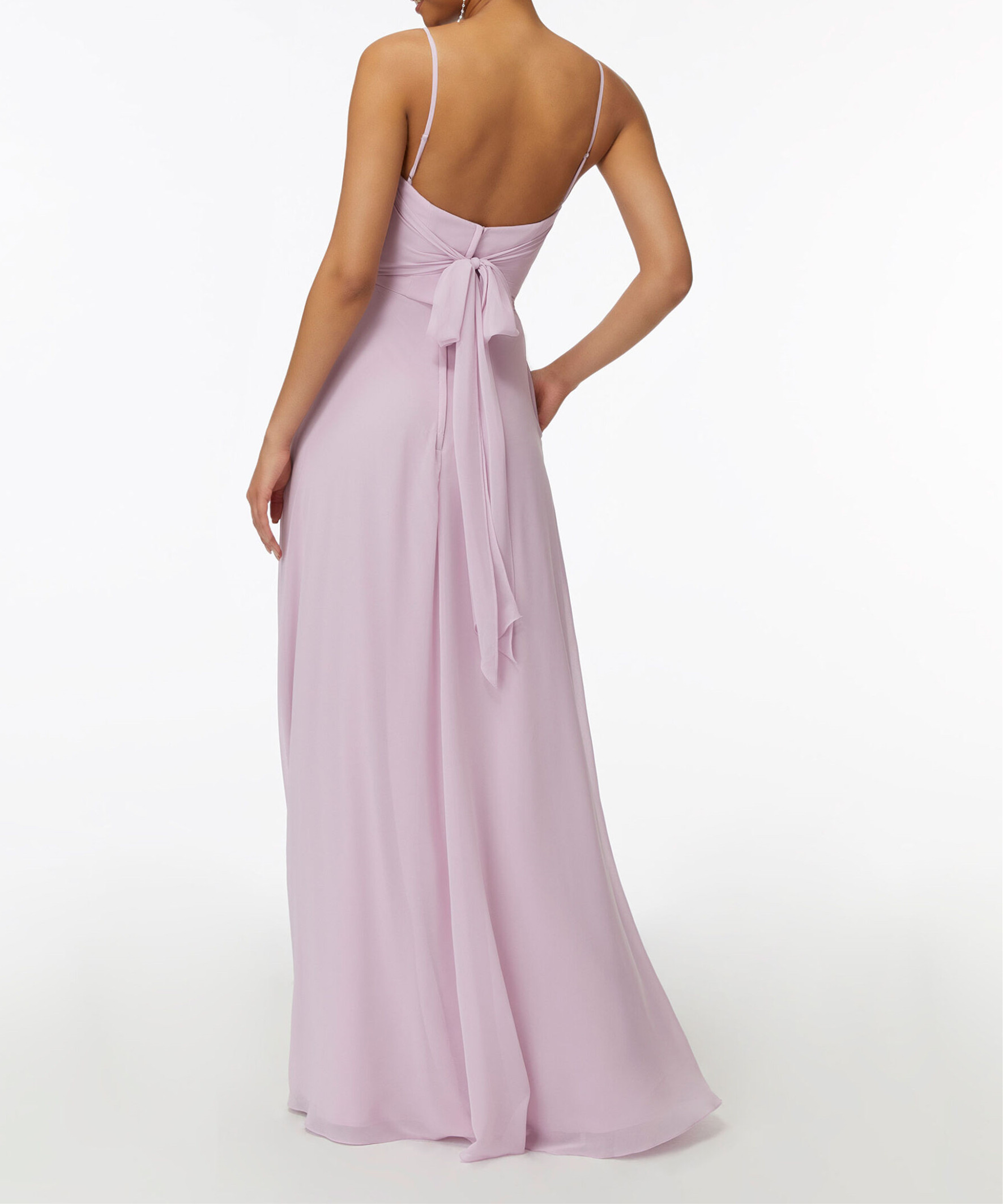 Two Piece, Sweetheart Chiffon Bridesmaid Dress