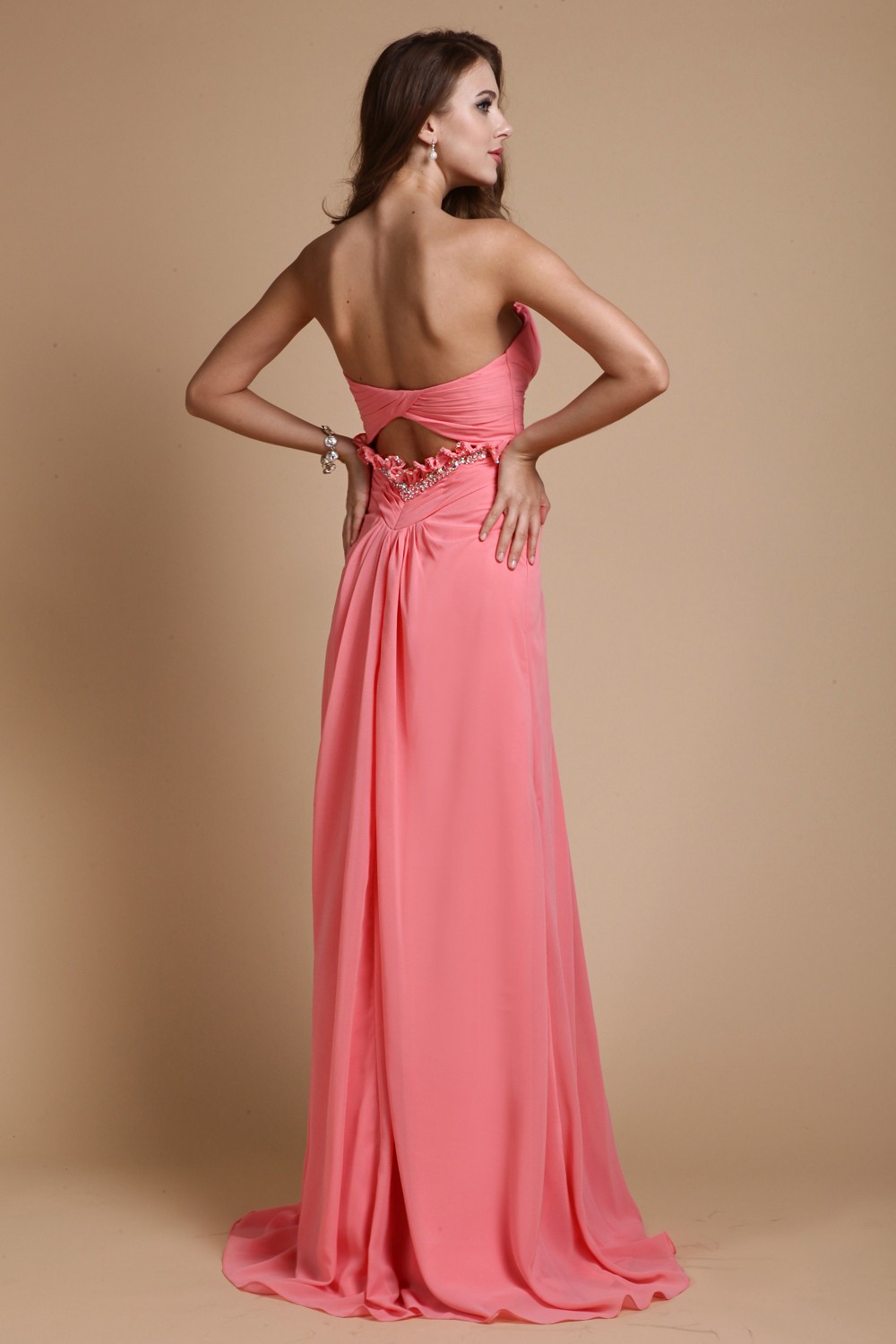 A-Line/Princess Sweetheart Sleeveless Ruffles Chiffon Long Bridesmaid Dresses 2751