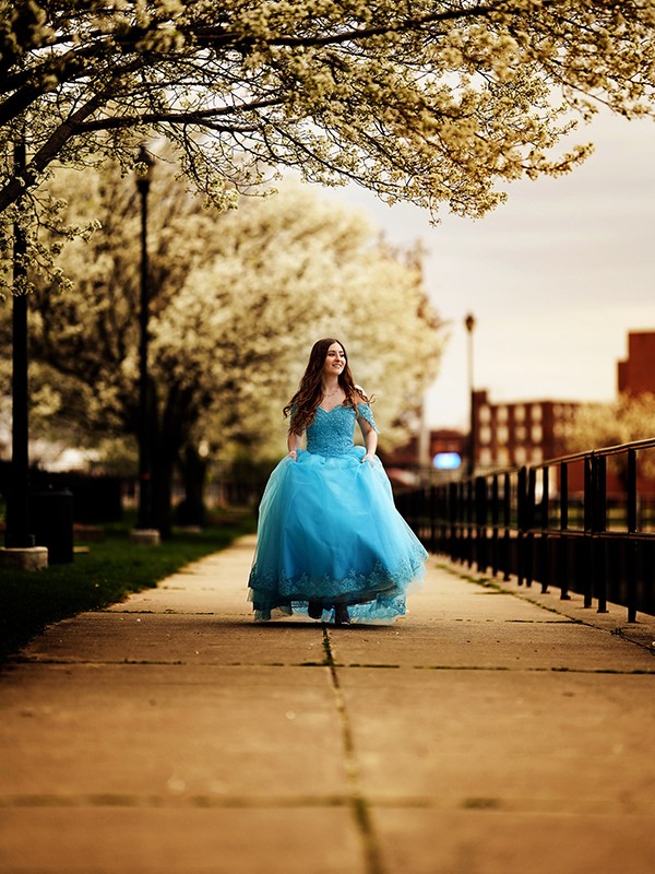 Ball Gown Off-the-Shoulder Lace Tulle Sleeveless Floor-Length Dresses 5650